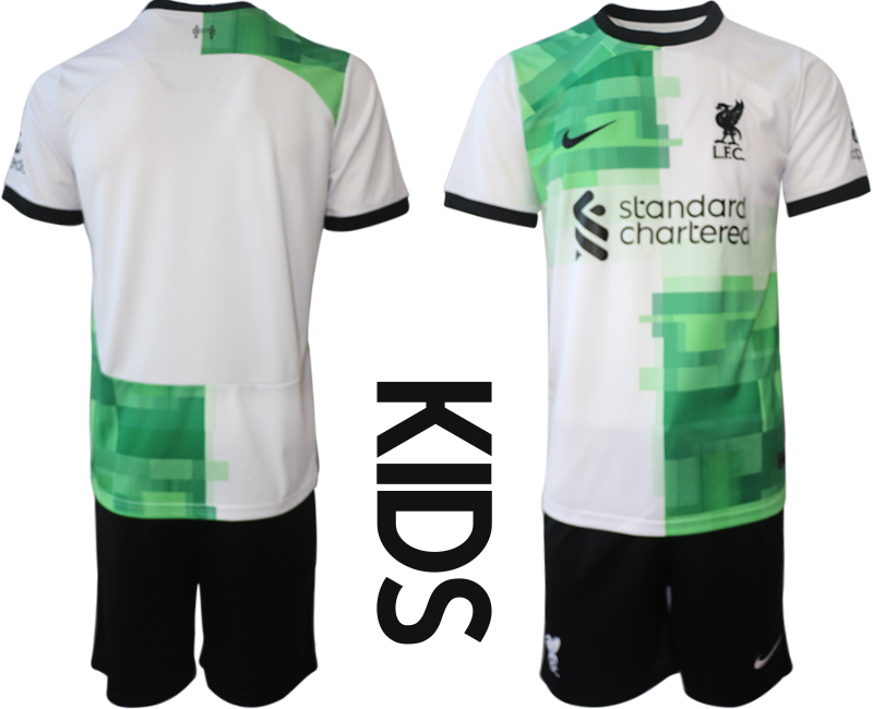 Youth 2023-2024 Club Liverpool away soccer jersey